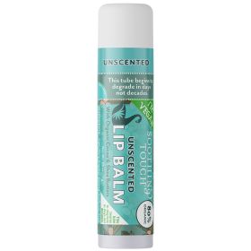 Unscented Vegan Lip Balm â€“ Organic, Biodegradable, Moisturizing, Ayurvedic