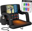 Alpcour Heated Massage Reclining Stadium Seat for Bleachers with Back Support