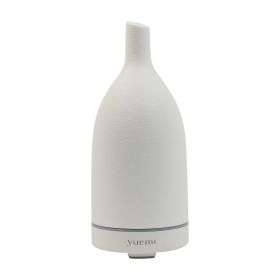YUEMI Pure Essence Essential Oil Diffuser Ultrasonic Aromatherapy Diffuser 160ml Ceramic Stone Aroma Diffuser with 7 Colors LED Night Light 4 Tim