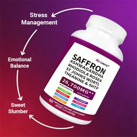 Natural Saffron Supplement (Option: 60 capsules)