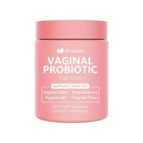 Feminine Vaginal Probiotic Supports PH Balance, Odor Control And Yeast Balance 60 Vegan Capsules (Option: 1)