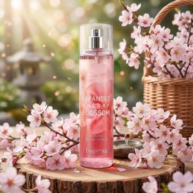 Fragrance Body Mist - Large Size 8 Fl. Oz,236 Ml - Refreshing Scented Mist With Aloe & Vitamin E For Daily Hydration (Option: JAPANESE CHERRY)